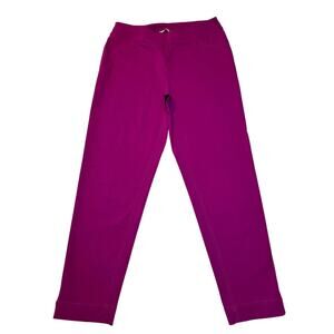 Soft Surroundings Women's Size Large Fuchsia Pull On Pants Stretch